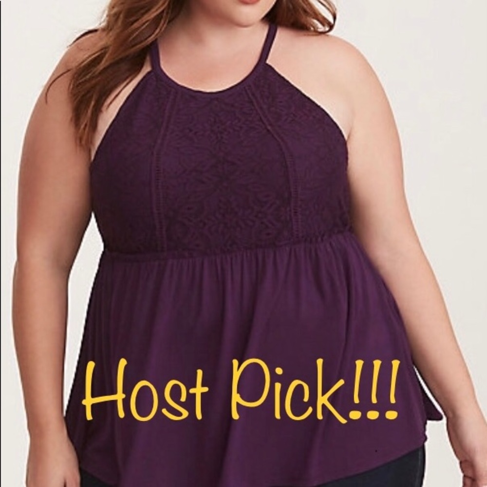 Sale! 👜 Torrid Deep Purple Tank Top